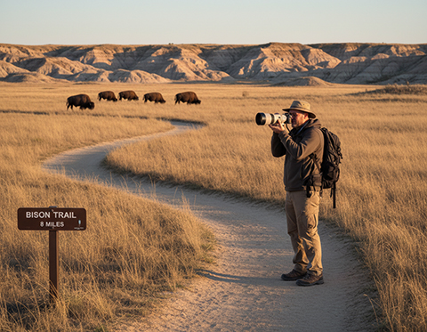  8-mile Bison Trail